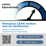 Stimuleer LEAN werken met de LEANmeter-3